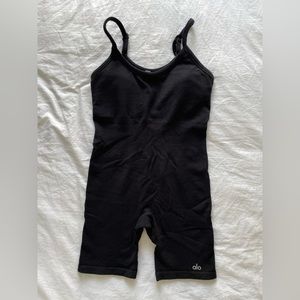 ALO seamless ribbed mellow onesie